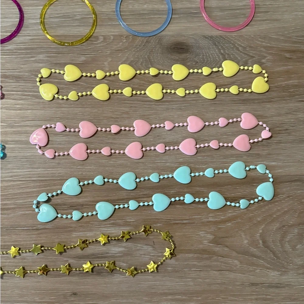20+ Piece Colorful Kids Beaded Necklace and Bracelet Bundle